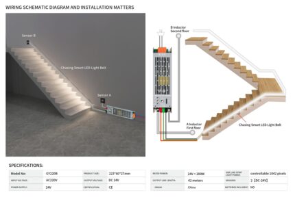 INTELLIGENT STAIRS LIGHT CONTROL SYSTEM(model GY220B)