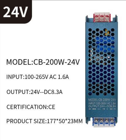 SWITCHING POWER SUPPLY - CB-200W-24V